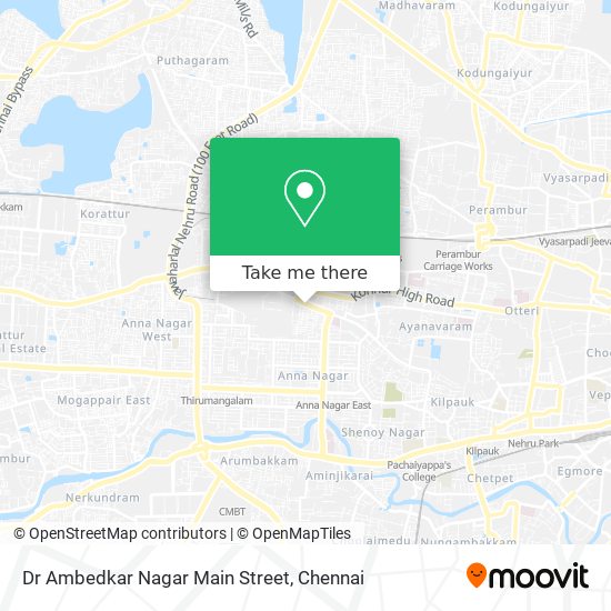 Dr Ambedkar Nagar Main Street map