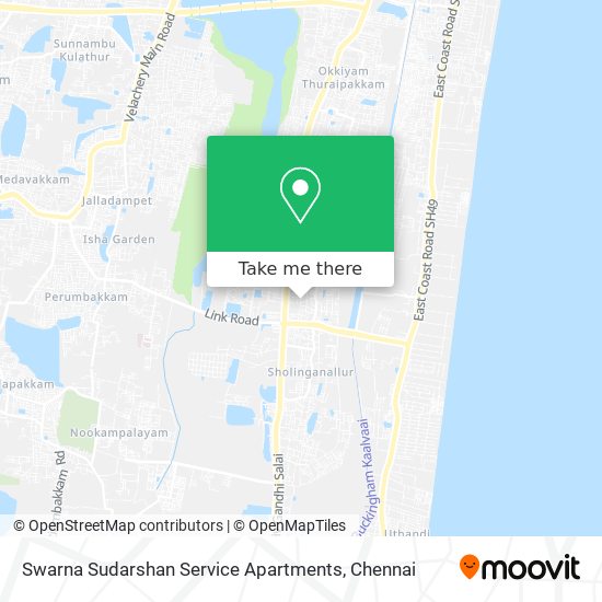 Swarna Sudarshan Service Apartments map