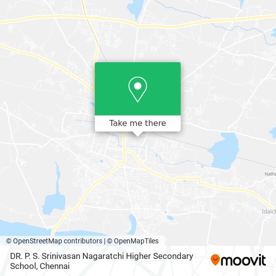 DR. P. S. Srinivasan Nagaratchi Higher Secondary School map