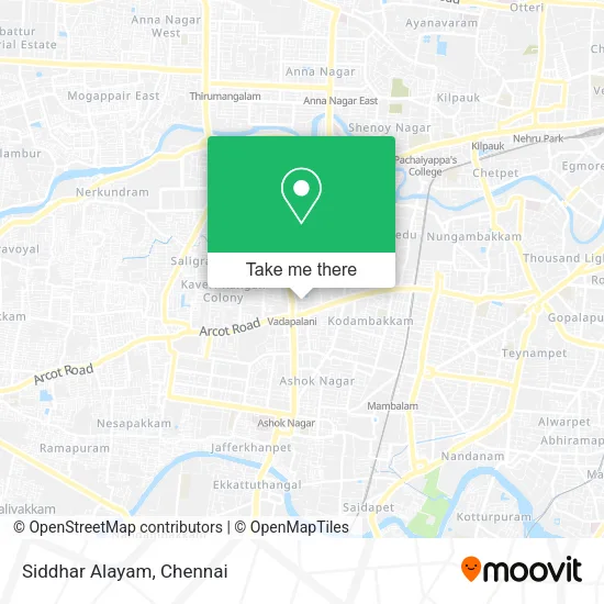 Siddhar Alayam map