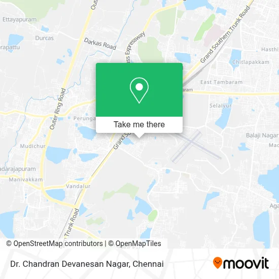 DR. Chandran Devanesan Nagar map