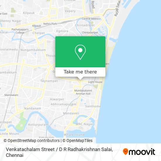 Venkatachalam Street / D R Radhakrishnan Salai map