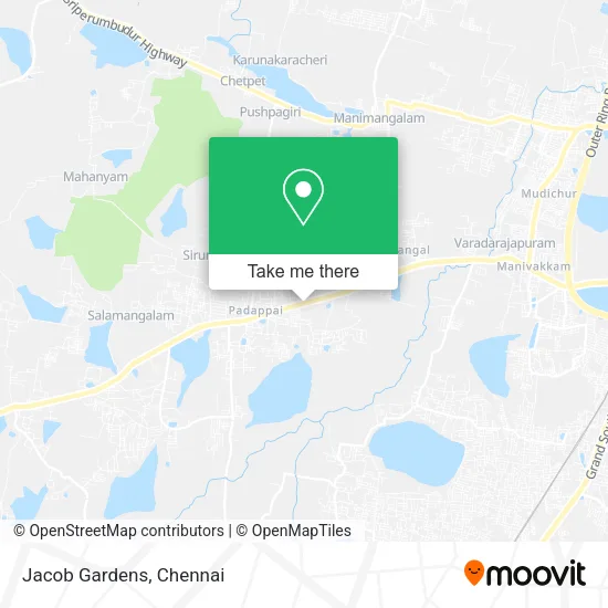 Jacob Gardens map