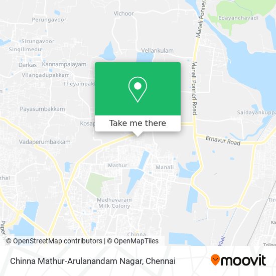 Chinna Mathur-Arulanandam Nagar map
