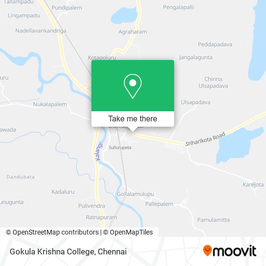 Gokula Krishna College map
