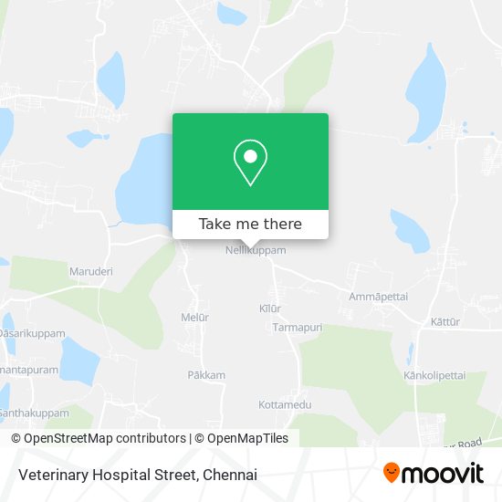 Veterinary Hospital Street map