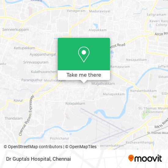 Dr Gupta's Hospital map