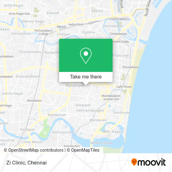Zi Clinic map