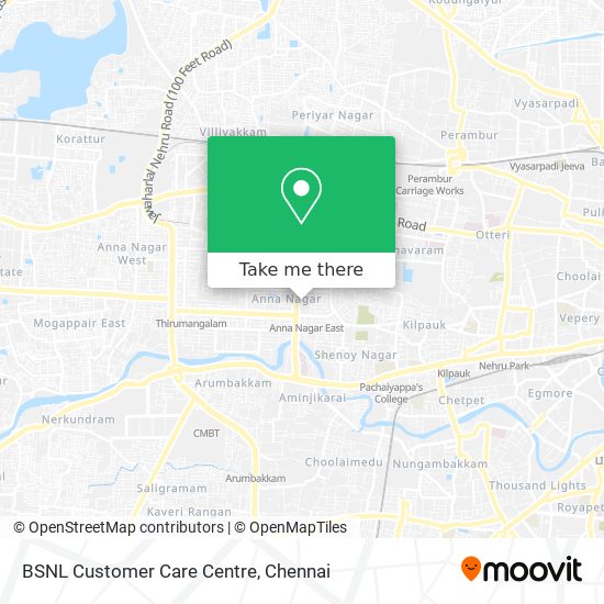 BSNL Customer Care Centre map