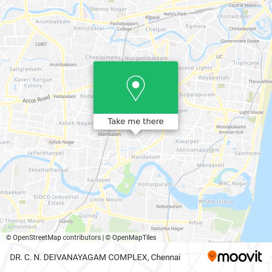 DR. C. N. DEIVANAYAGAM COMPLEX map