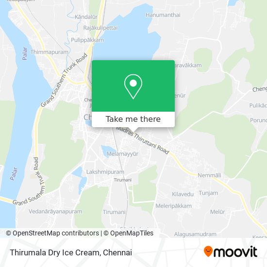 Thirumala Dry Ice Cream map