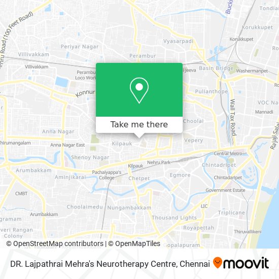 DR. Lajpathrai Mehra's Neurotherapy Centre map