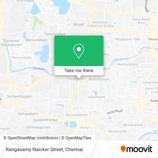 Rangasamy Naicker Street map