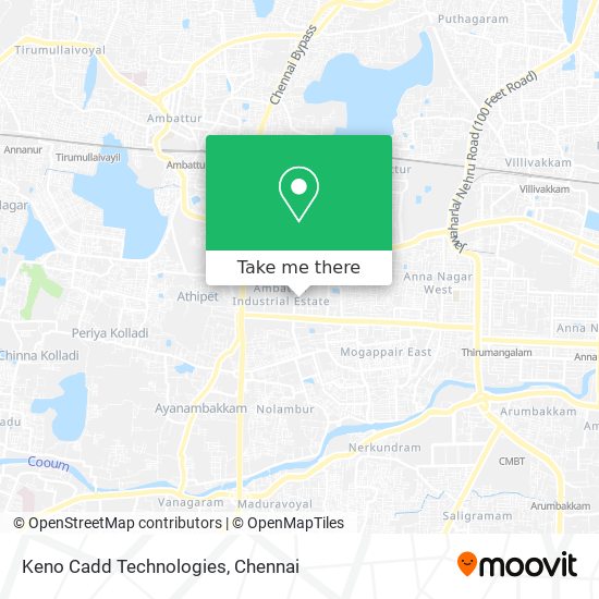 Keno Cadd Technologies map