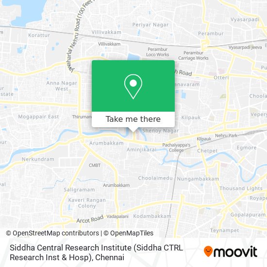 Siddha Central Research Institute (Siddha CTRL Research Inst & Hosp) map