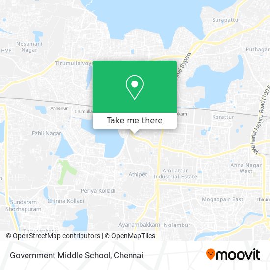 Government Middle School map