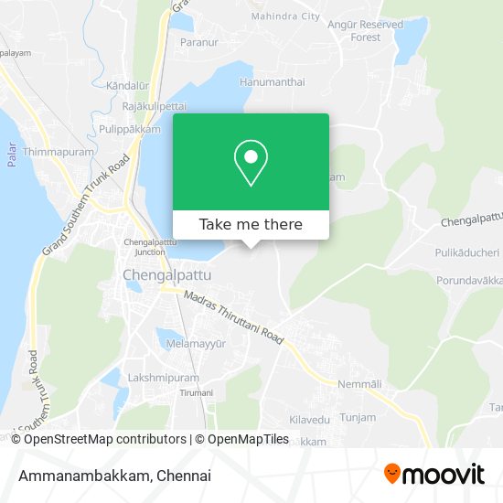 Ammanambakkam map