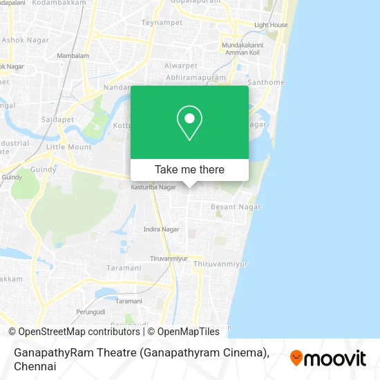 GanapathyRam Theatre (Ganapathyram Cinema) map