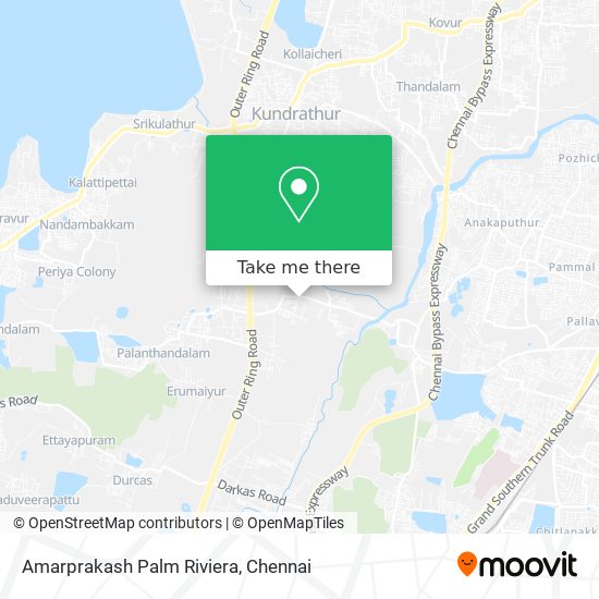 Amarprakash Palm Riviera map
