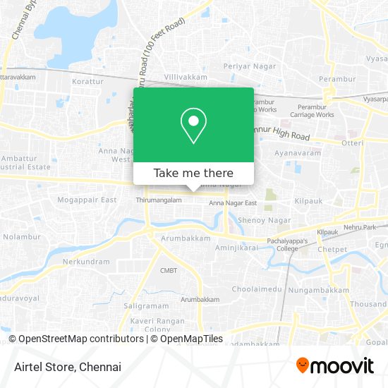 Airtel Store map