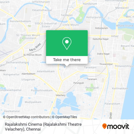 Rajalakshmi Cinema (Rajalakshmi Theatre Velachery) map