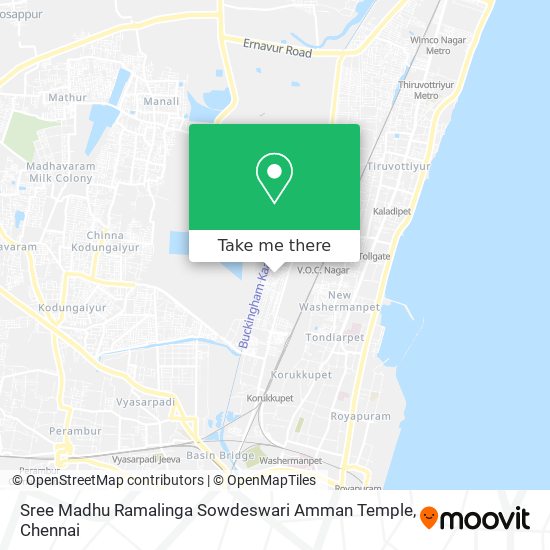 Sree Madhu Ramalinga Sowdeswari Amman Temple map