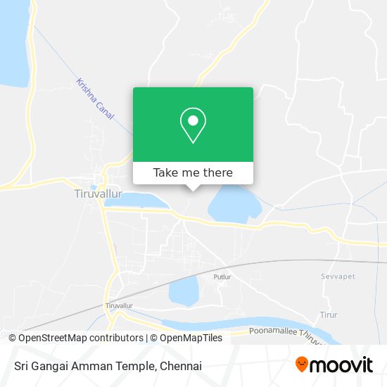 Sri Gangai Amman Temple map