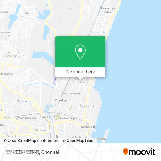 தண்டையார்பேட்டை map