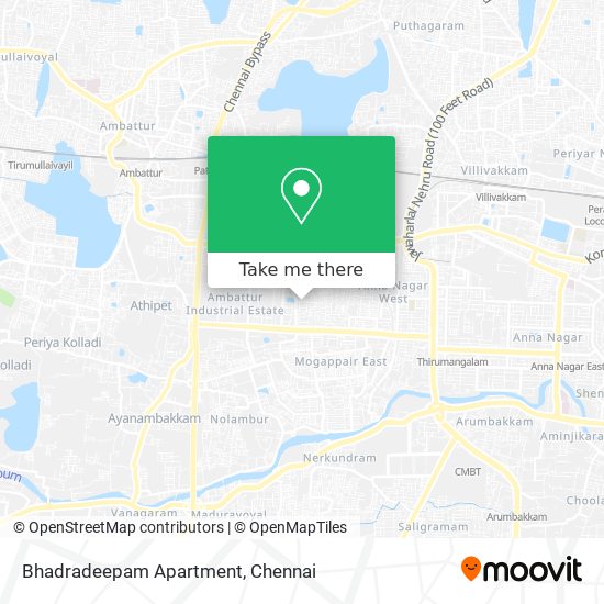 Bhadradeepam Apartment map
