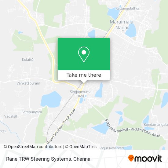 Rane TRW Steering Systems map