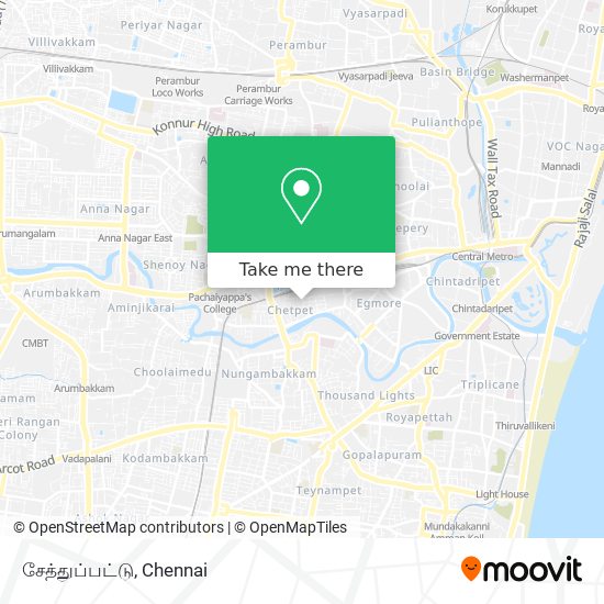 சேத்துப்பட்டு map