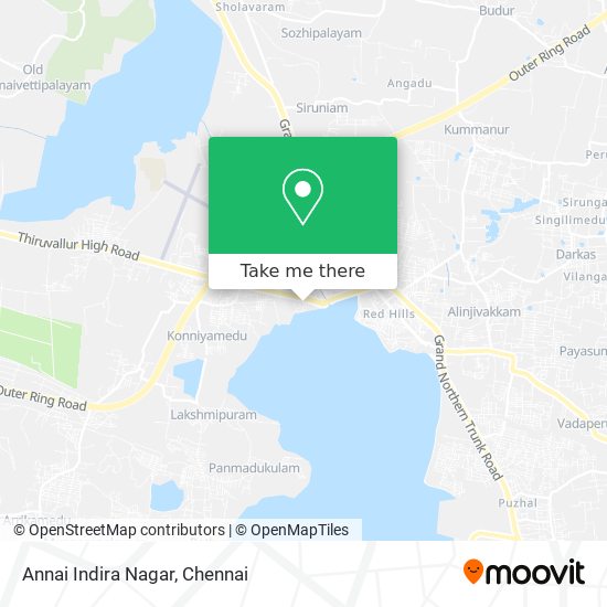 Annai Indira Nagar map