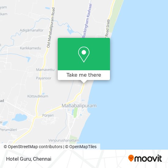 Hotel Guru map