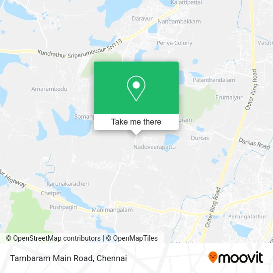 Tambaram Main Road map