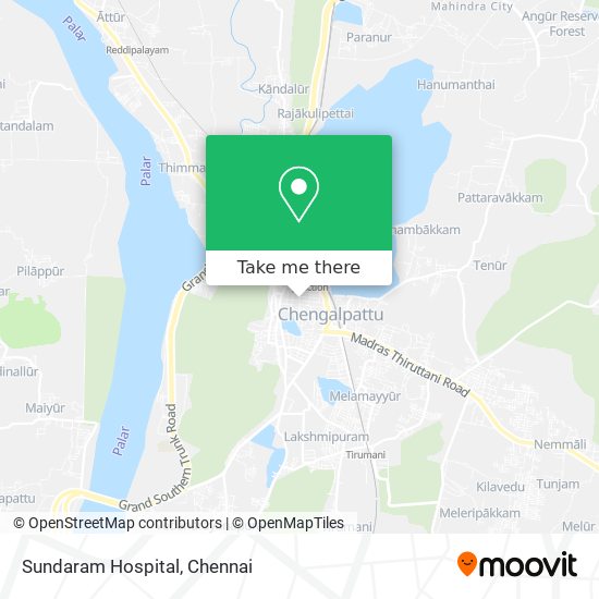 Sundaram Hospital map