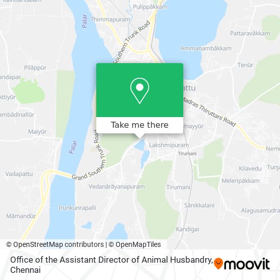 Office of the Assistant Director of Animal Husbandry map