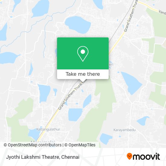 Jyothi Lakshmi Theatre map