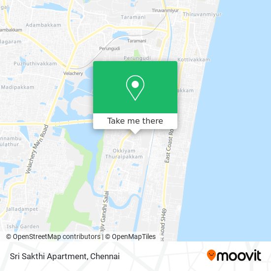 Sri Sakthi Apartment map