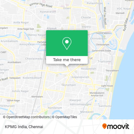 KPMG India map