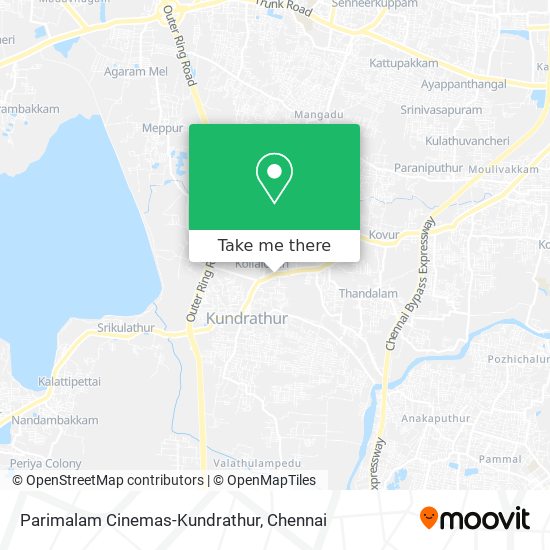 Parimalam Cinemas-Kundrathur map