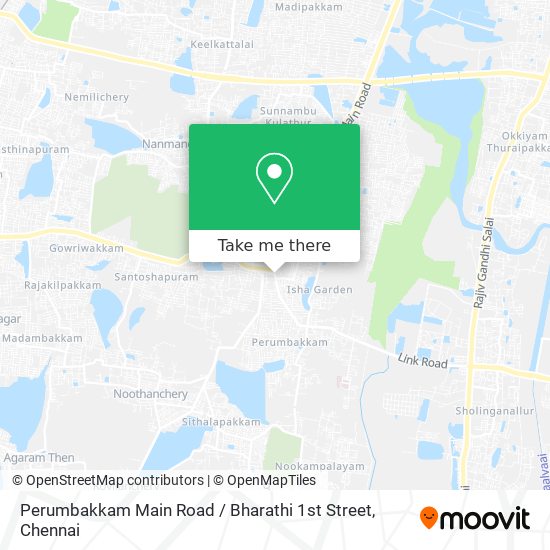 Perumbakkam Main Road / Bharathi 1st Street map