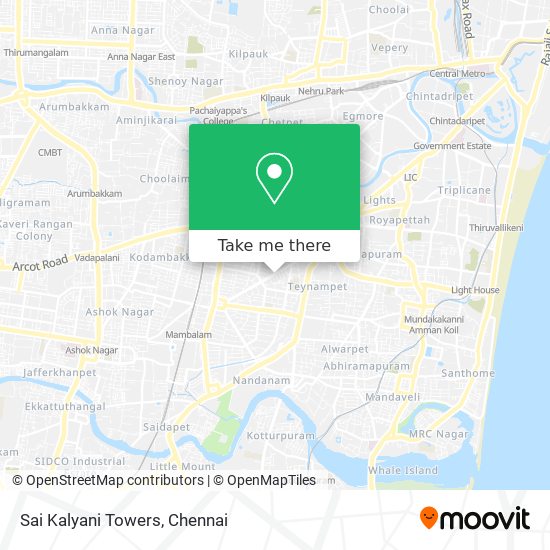 Sai Kalyani Towers map