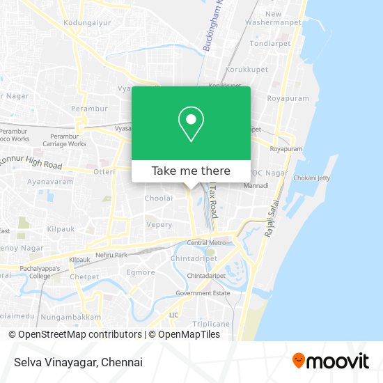 Selva Vinayagar map