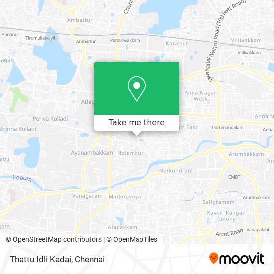 Thattu Idli Kadai map