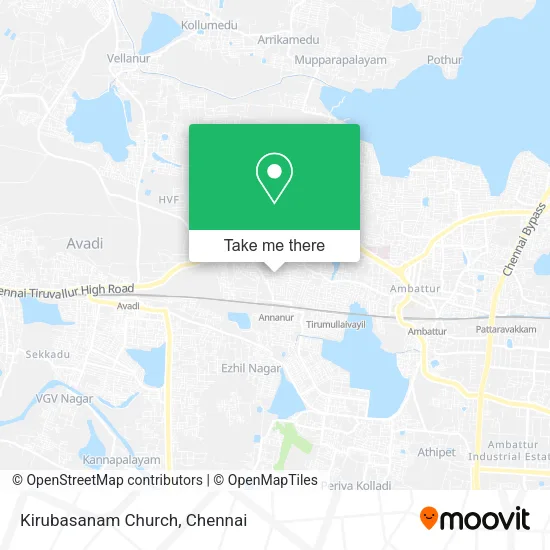 Kirubasanam Church map