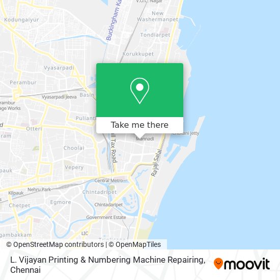 L. Vijayan Printing & Numbering Machine Repairing map