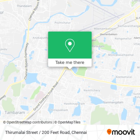 Thirumalai Street / 200 Feet Road map