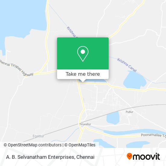 A. B. Selvanatham Enterprises map