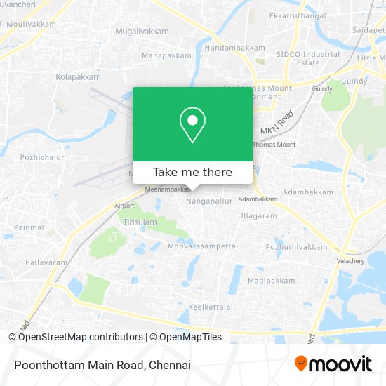 Poonthottam Main Road map