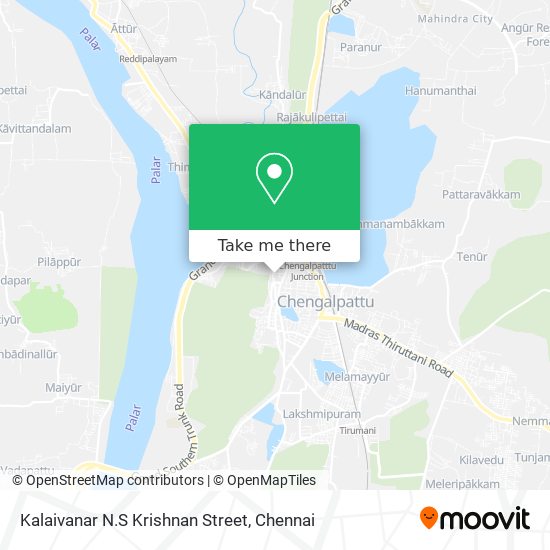 Kalaivanar N.S Krishnan Street map